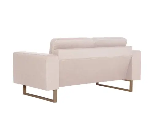 2-Osaline Diivanikomplekt, Kangas, Kreemjas