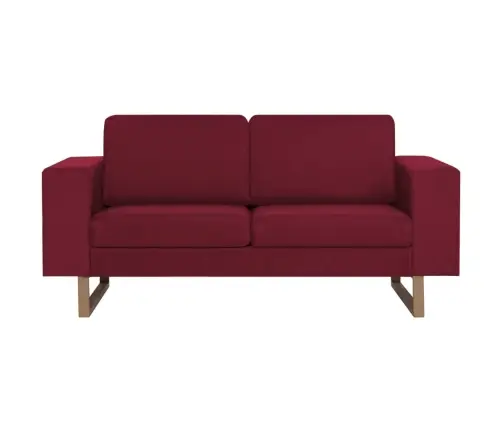 2-Osaline Diivanikomplekt, Kangas, Veinipunane