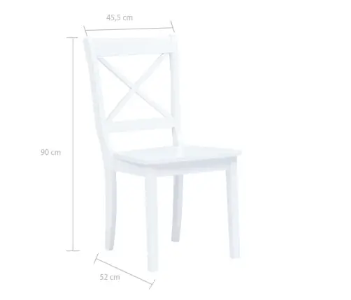 Valgomojo Baldų Kompl., 5D., Balt. Sp., Kaučiuk. Med. Masyvas