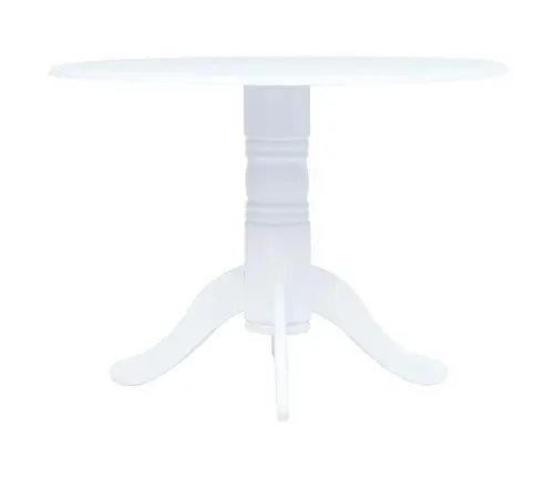 Valgomojo Baldų Kompl., 5D., Balt. Sp., Kaučiuk. Med. Masyvas