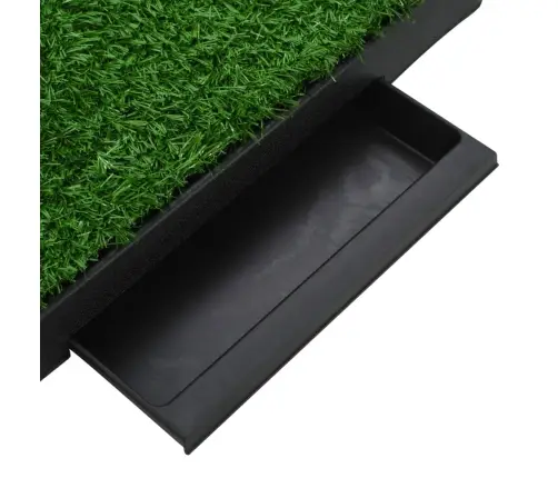 Gyvūnų Tualetai Su Padėklais/Dirbtine Žole, 2Vnt., 63X50X7Cm