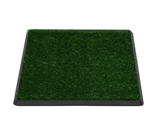 Mājdzīvnieku Tualete Ar Paplāti, 64X51X3 Cm, Mākslīgs Zālājs Vidaxl