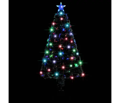 Izgaismota Ziemassvētku Egle Ar Statīvu, 120Cm, Optiskā Šķiedra Vidaxl Izgaismota Ziemassvētku Egle Ar Statīvu, 120Cm, Optiskā Šķiedra Vidaxl