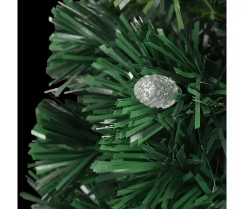 Apšviesta Kalėdų Eglutė Su Stovu Ir Led, 180cm Optinis Pluoštas