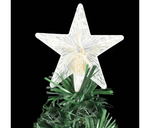 Apšviesta Kalėdų Eglutė Su Stovu, 210cm Optinis Pluoštas Apšviesta Kalėdų Eglutė Su Stovu, 210cm Optinis Pluoštas