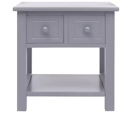 Galdiņš, Pelēks, 40X40X40 Cm, Paulonijas Koks Vidaxl