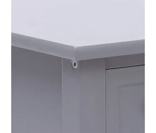 Galdiņš, Pelēks, 40X40X40 Cm, Paulonijas Koks Vidaxl