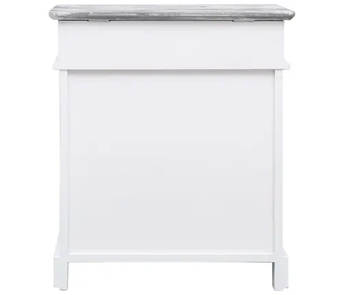 Apavu Skapis, 50X28X58 Cm, Paulonijas Koks, Pelēks Vidaxl