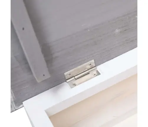 Apavu Skapis, 50X28X58 Cm, Paulonijas Koks, Pelēks Vidaxl