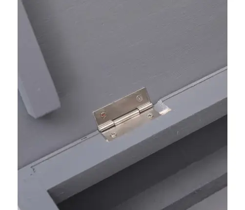 Apavu Skapis, 50X28X98 Cm, Paulonijas Koks, Pelēks Vidaxl