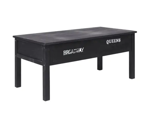 Kohvilaud, Must 100 X 50 X 45 cm Puit