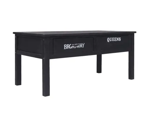 Kohvilaud, Must 100 X 50 X 45 cm Puit