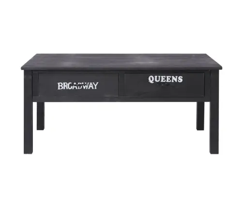 Kohvilaud, Must 100 X 50 X 45 cm Puit