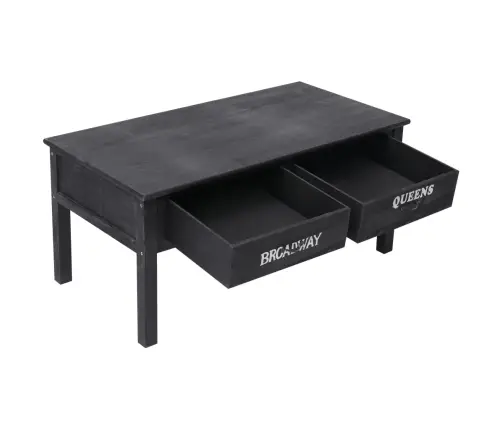 Kohvilaud, Must 100 X 50 X 45 cm Puit