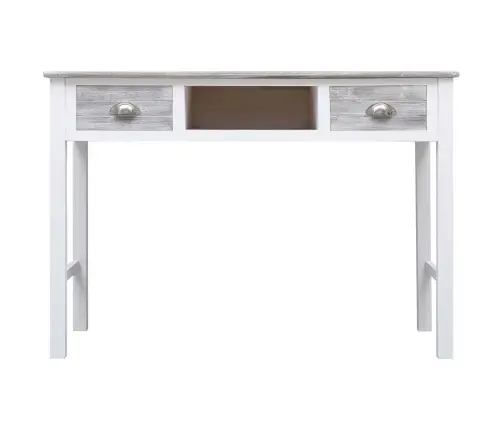 Rakstāmgalds, 110X45X76 Cm, Pelēks, Koks Vidaxl