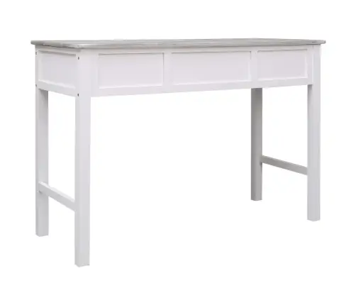 Rakstāmgalds, 110X45X76 Cm, Pelēks, Koks Vidaxl