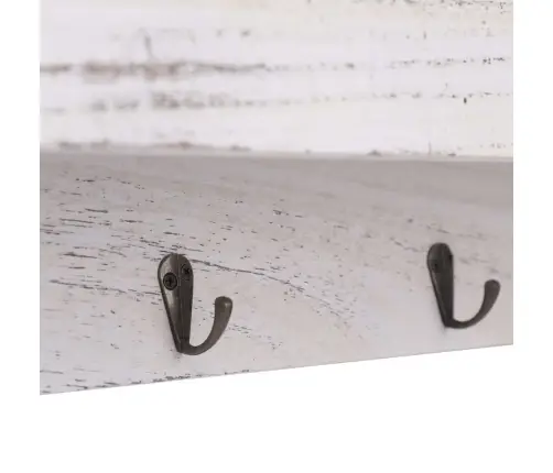 Prie Sienos Montuojama Kabykla, Balta, 50X10X23cm Mediena