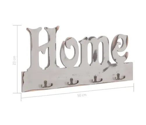 Prie Sienos Montuojama Paltų Kabykla Home, 50X23Cm