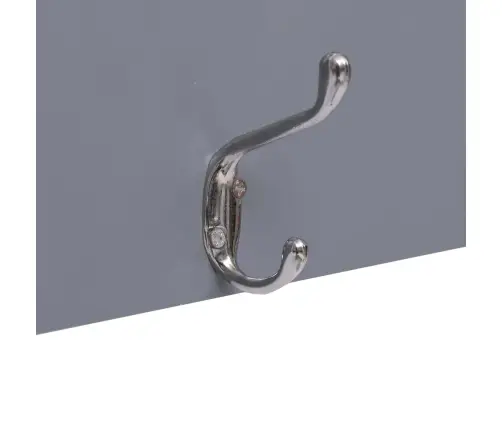 Sienas Drēbju Pakaramais Welcome, Pelēks, 74X29,5 Cm Vidaxl