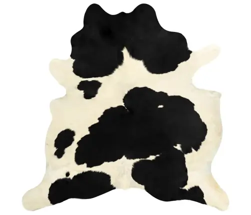 Zvērādas Paklājs, Dabīgā Govs Āda, 150X170 Cm, Melns Un Balts Vidaxl