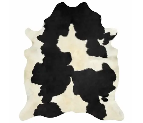 Zvērādas Paklājs, Dabīgā Govs Āda, 150X170 Cm, Melns Un Balts Vidaxl