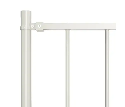 Aiapaneel Postidega, Pulbervärvitud Teras, 1,81 X 0,75 M, Valge