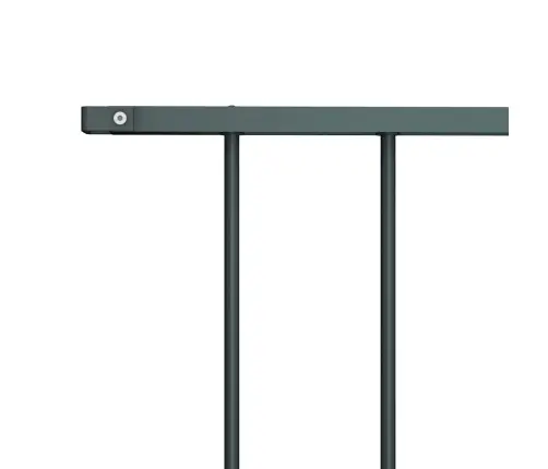 Žoga Panelis, Pulverkrāsots Tērauds, 1,7X0,75 M, Antracīta Krāsā Vidaxl