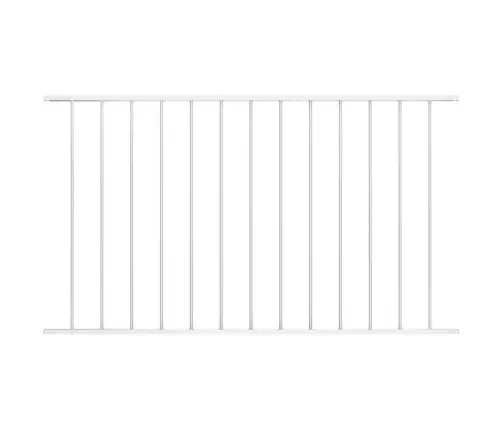 Aiapaneel Pulbervärvitud Terasest 1,63 X 1 M Valge