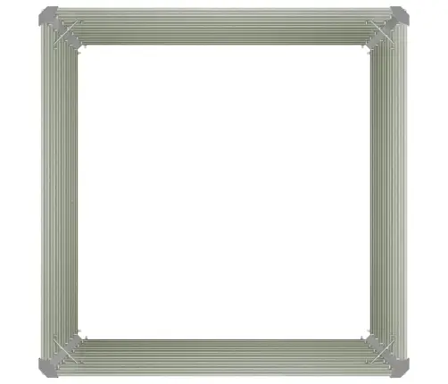 Augstā Puķu Kaste, 100X100X77 Cm, Cinkots Tērauds, Brūna Vidaxl