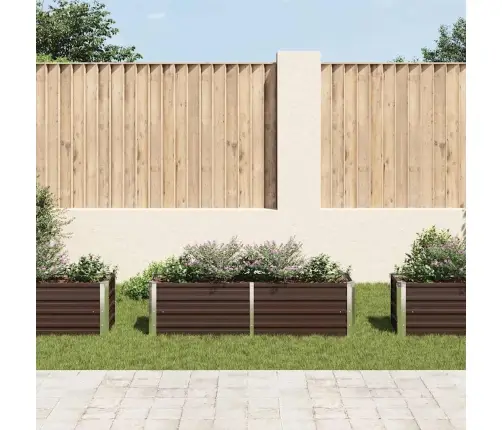 Lovelis, Rudas, 160X40X45cm Galvanizuotas Plienas, Aukštas