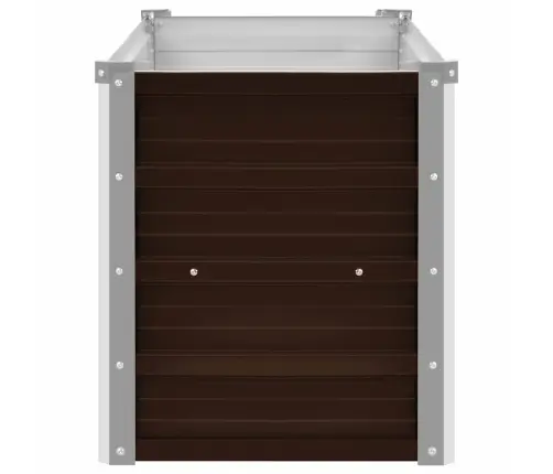 Lovelis, Rudas, 160X40X45cm Galvanizuotas Plienas, Aukštas