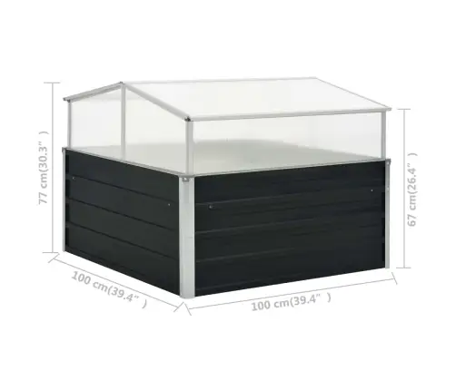 Šiltnamis, Antr. Sp., 100X100X77cm Galvanizuotas Plienas