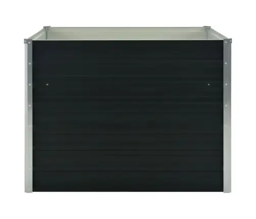 Kõrgendatud Peenrakast Antratsiit 100X100X77 Cm Tsingitud Teras