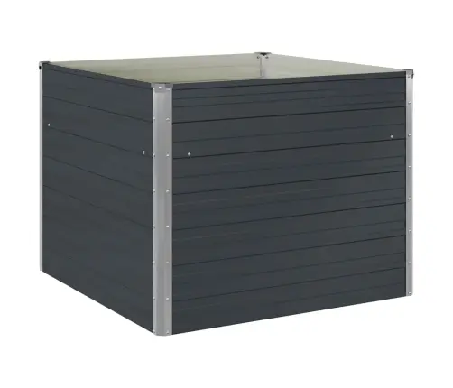 Kõrgendatud Peenrakast Antratsiit 100X100X77 Cm Tsingitud Teras