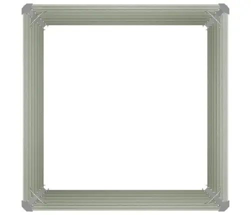 Kõrgendatud Peenrakast Antratsiit 100X100X77 Cm Tsingitud Teras