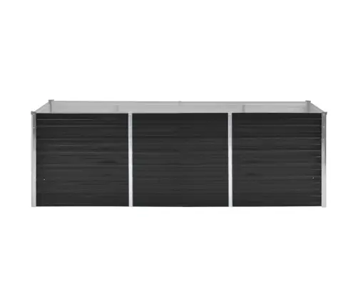 Sodo Lovelis, Antracito, 240X80X77cm Plienas, Aukštas