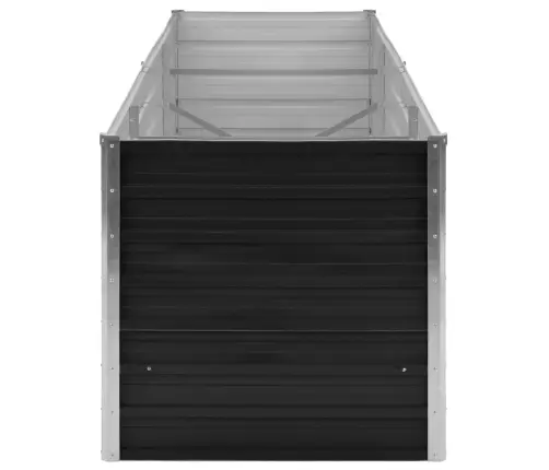 Sodo Lovelis, Antracito, 240X80X77cm Plienas, Aukštas