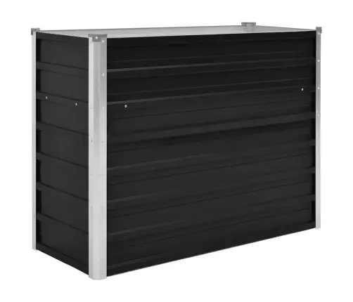 Sodo Lovelis, Antracito, 100X40X77cm Plienas, Aukštas