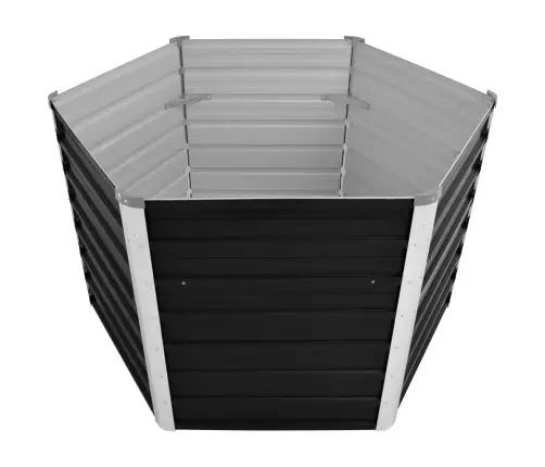 Sodo Lovelis, Antracito, 129X129X77cm Plienas, Aukštas