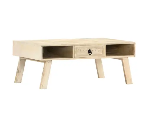 Kafijas Galdiņš, 100X60X40 Cm, Mango Masīvkoks Vidaxl