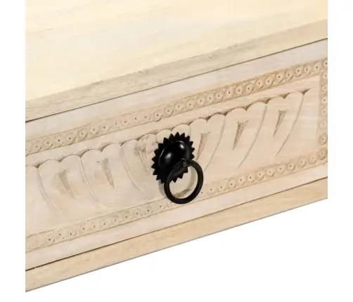 Kafijas Galdiņš, 100X60X40 Cm, Mango Masīvkoks Vidaxl