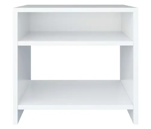 Naktsskapīši, 2 Gab., Balti, 40X30X40 Cm, Inženierijas Koks Vidaxl