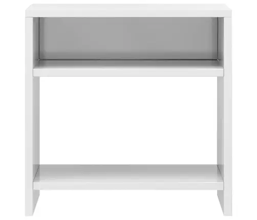 Naktinės Spintelės, 2Vnt., Baltos, 40X30X40cm Apdirbta Mediena