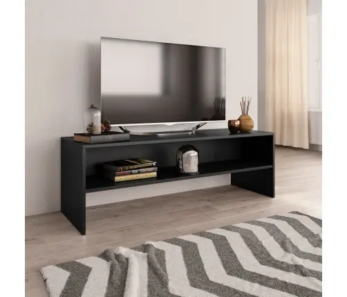 Tv Skapītis, 120X40X40 Cm, Melns, Inženierijas Koks Vidaxl