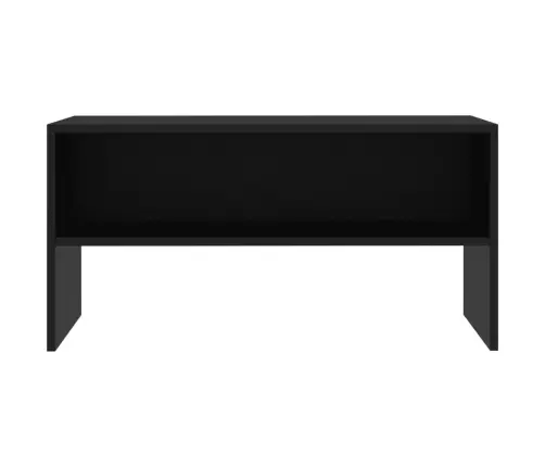 Telerikapp, Must, 80 X 40 X 40 cm Tehispuit