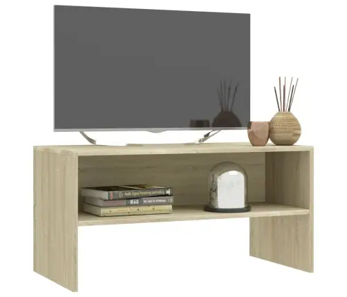 Tv Skapītis, 80X40X40 Cm, Ozolkoka Krāsā, Inženierijas Koks Vidaxl