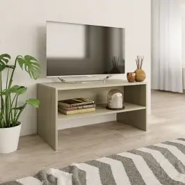 Tv Skapītis, 80X40X40 Cm, Ozolkoka Krāsā, Inženierijas Koks Vidaxl