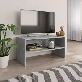 Tv Skapītis, 80X40X40 Cm, Betona Pelēks, Inženierijas Koks Vidaxl