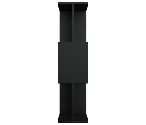 Spintelė Knygoms/Kambario Pertvara, Juoda, 80X24X96cm Mediena