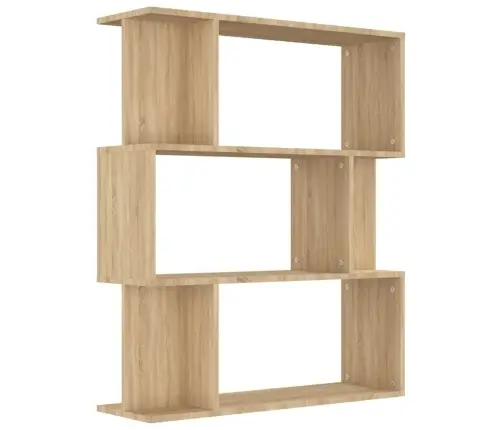 Grāmatu Plaukts, 80X24X96 Cm, Ozola Krāsa, Inženierijas Koks Vidaxl